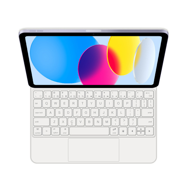 Skyddande fodral för iPad med Bluetooth-tangentbord iPad Pro 11 M2 Vit