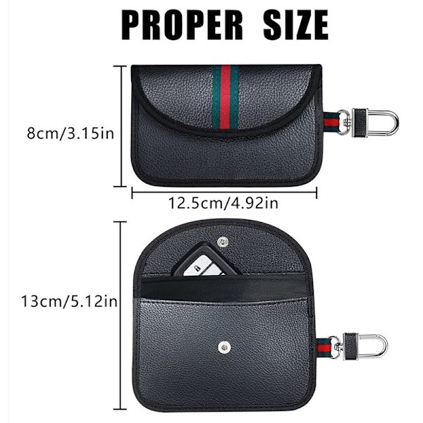 Nyckelpåse / Bilnyckelhållare, 2-pack