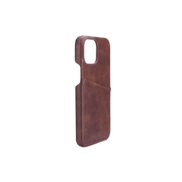 Mobilcover med Kortrum iPhone 13 Mini Brun