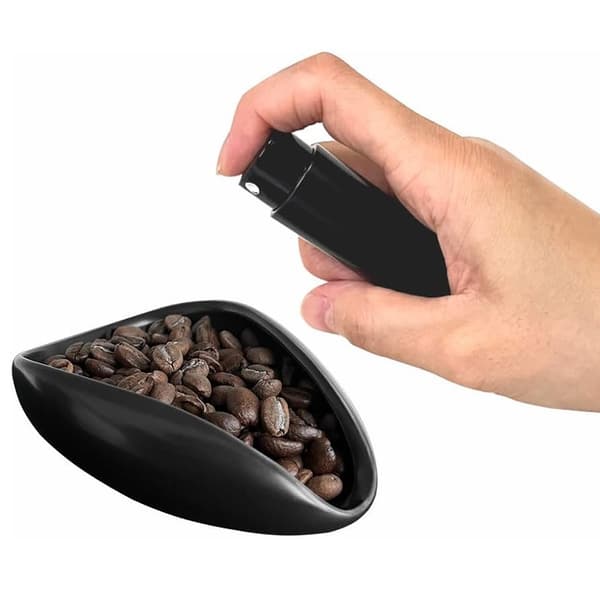 Kaffeböna Doseringskopp Set - Mätbricka & Sprayflaska för Espresso Black Black