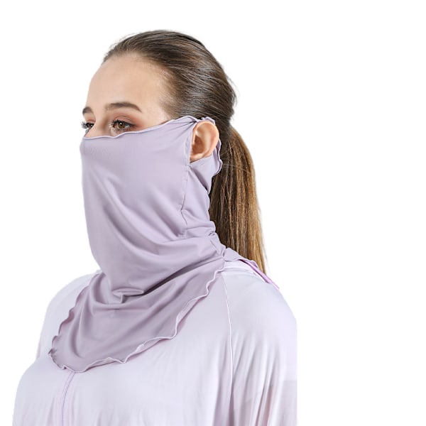 Utomhus sommar ansiktsmask Lila
