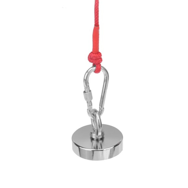 Metalldetektor Neodymmagnet med rep 10 meter / 20 kg