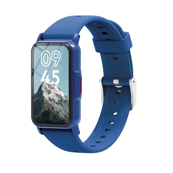Multifunktionell Smartwatch med Hälsoövervakning och Bluetooth Musik Kontroll kompatibelt med Android och iOS Blue Blue
