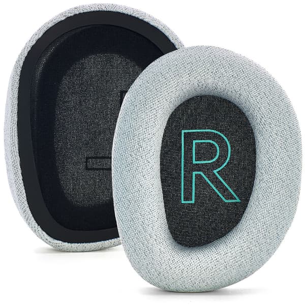 Ersättningsöronkuddar kompatibla med Logitech G522 Lightspeed Wireless - 2-pack, Mesh-tyg & Memory Foam Grey Grey