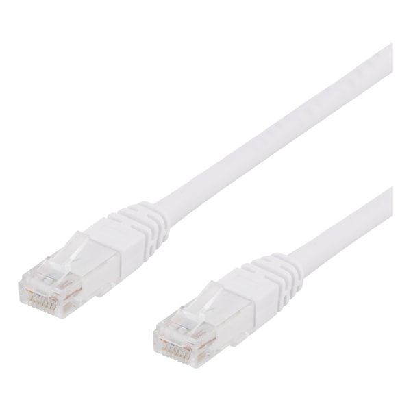 U/UTP Cat6 patch cable, 15m, 250MHz, Delta, LSZH, white