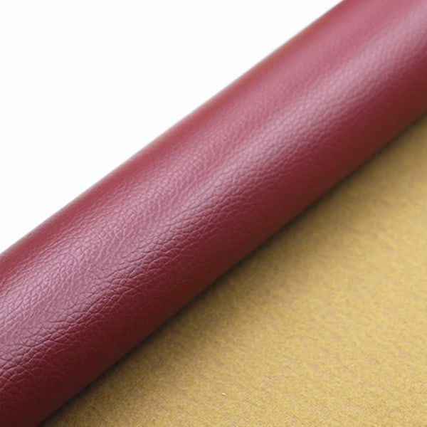 Selvklæbende læderreparationsplaster til sofaer Bordeaux 20x30 cm