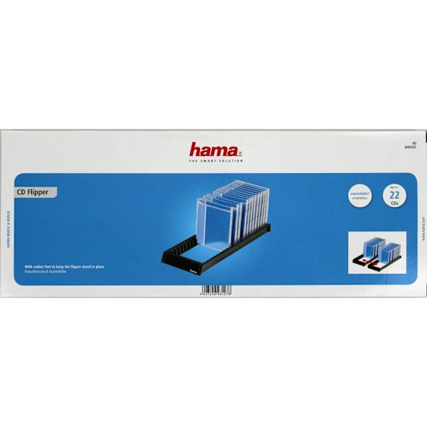 HAMA CD-Flipper För 22st CD Svart