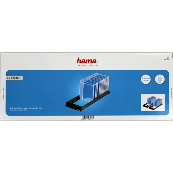 HAMA CD-Flipper För 22st CD Svart