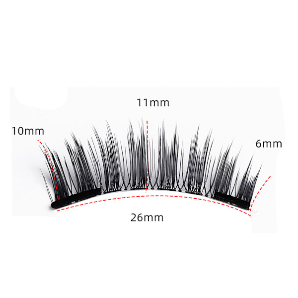 Magnetiske øjenvipper - CT07-F6