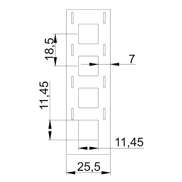Batteri nikkelstrimmel - 2P - 5 meter rulle M M
