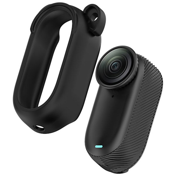 Silikonskyddsfodral för Insta360 GO 3S och GO 3 Svart