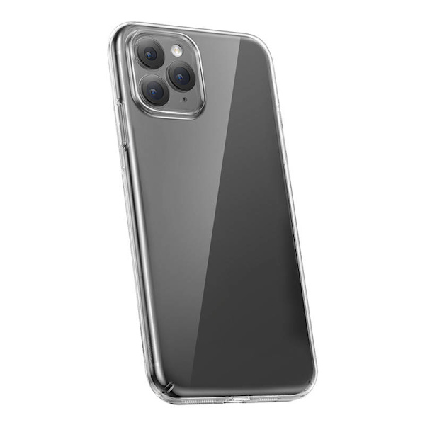 Fodral Baseus Crystal Series för iPhone 11 pro max (klar) + härdat glas + rengöringskit