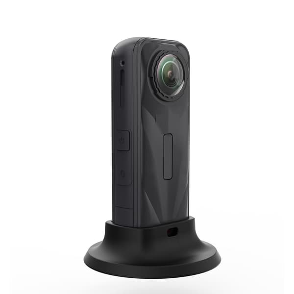 Svart silikonbas för Insta360 X5 panoramisk kamera