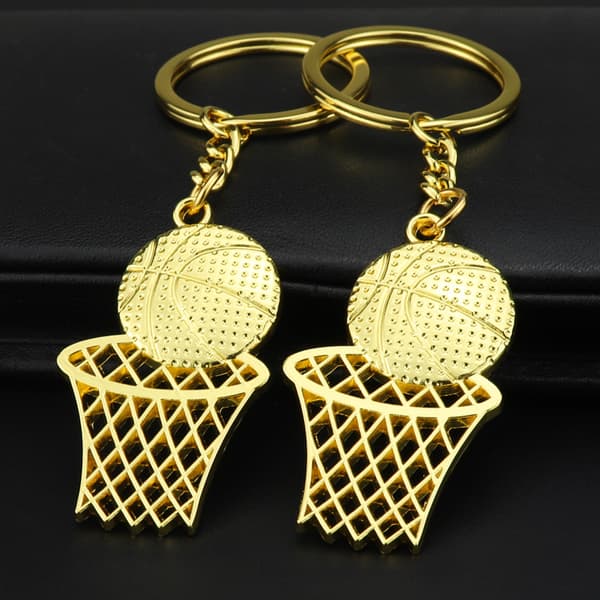 Basketnyckelring NBA-fanpresent Silver Silver