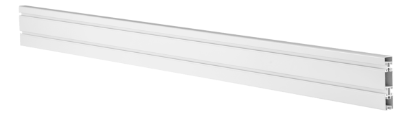 OFFICE Spårpanel i aluminium för skrivbord, 110 cm, vit
