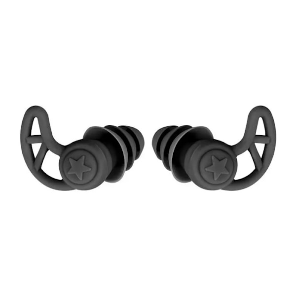 Öronproppar 40 dB brusreducering 1 par Black Black