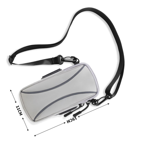 Matkapuhelimen käsilaukku Crossbody Style Harmaa
