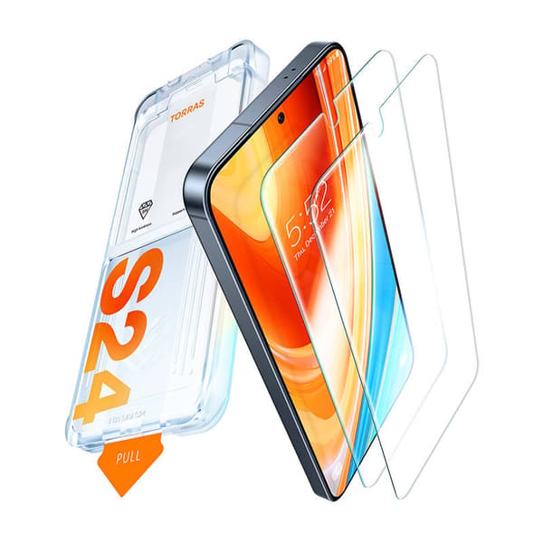Karkaistu lasi Samsung S24+:lle Torras Install Master