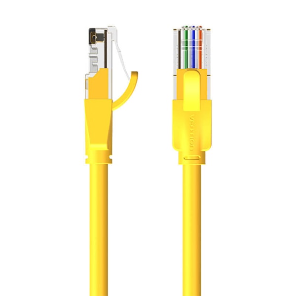 Nätverkskabel UTP CAT6 Vention IBEYF RJ45 Ethernet 1000Mbps 1m Gul