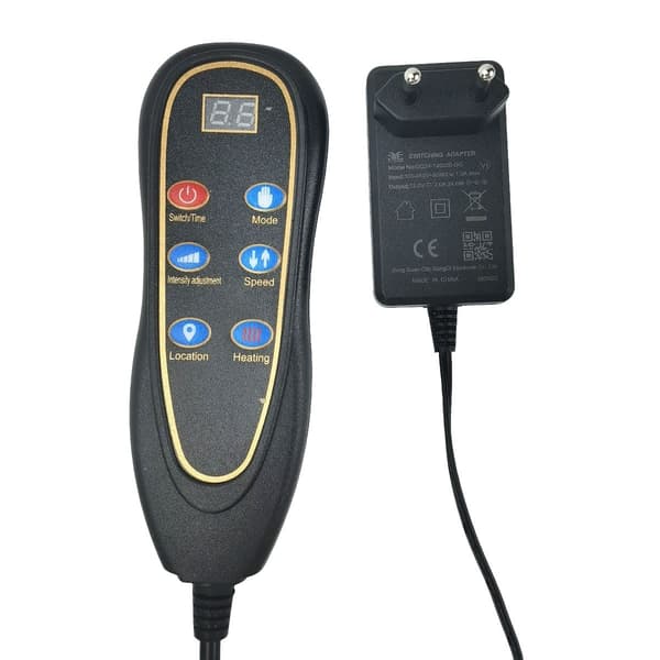 Fullutrustad massagematta – helkropps uppvärmd elektrisk massagematta med 6+ noder, 9 lägen och 9 intensitetsnivåer