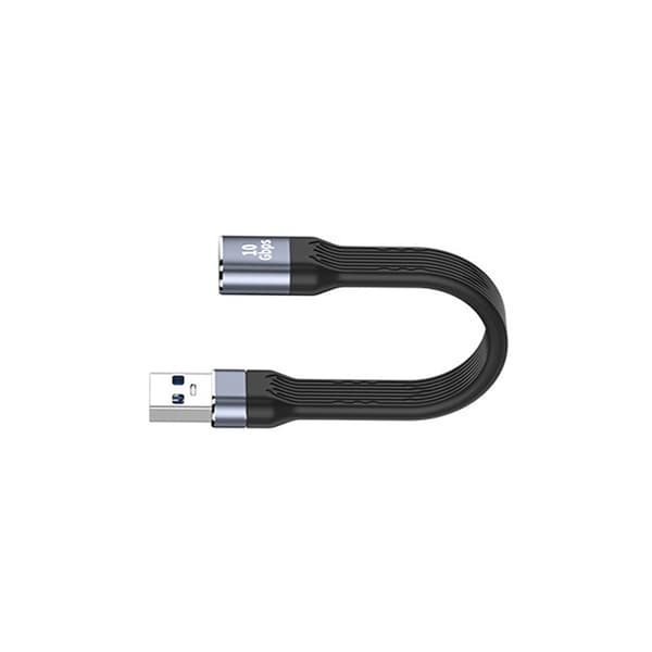 USB-A hun til USB-C han FPC-kabel – USB 3.1, 10 Gbps, 4K 60 Hz, 100 W PD til telefoner, bærbare og tablets