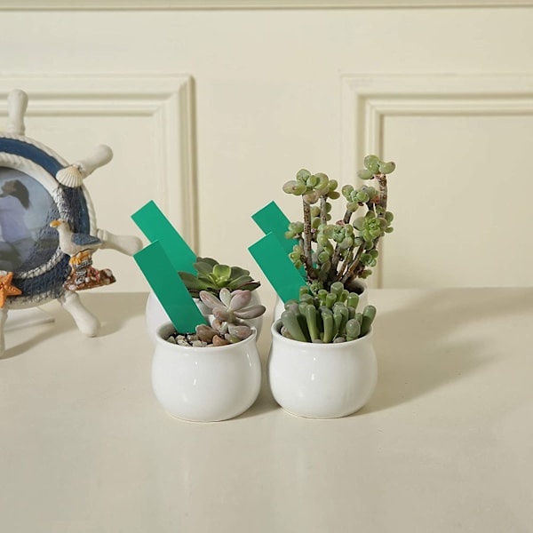 Vandafvisende plantemærker / planteskilte med huller PVC 100-pak