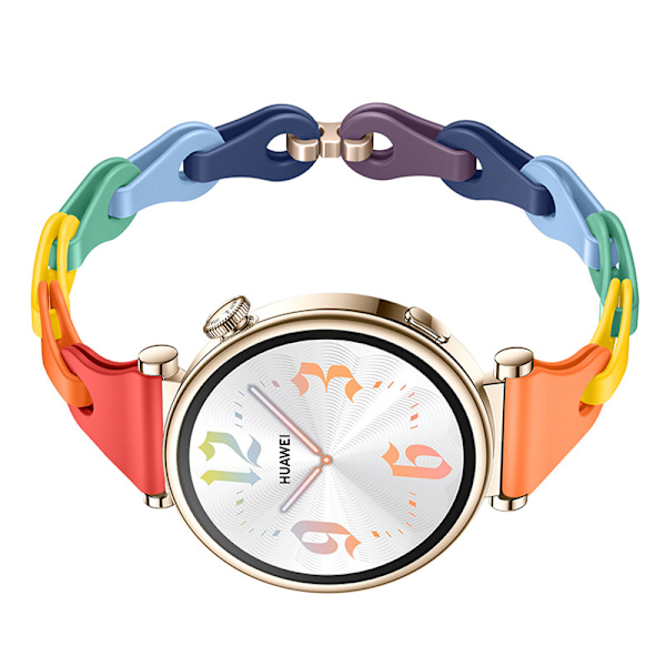 Silikonarmband för Huawei GT5/4 - 18mm Flerfärgad 2