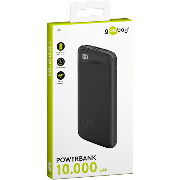 Powerbank Slimline 10.000 mAh