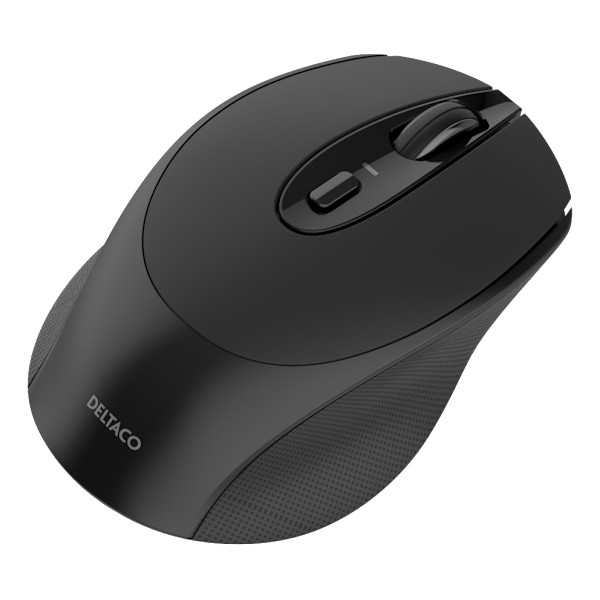 Wireless office silent mouse, USB receiver, rubber coated