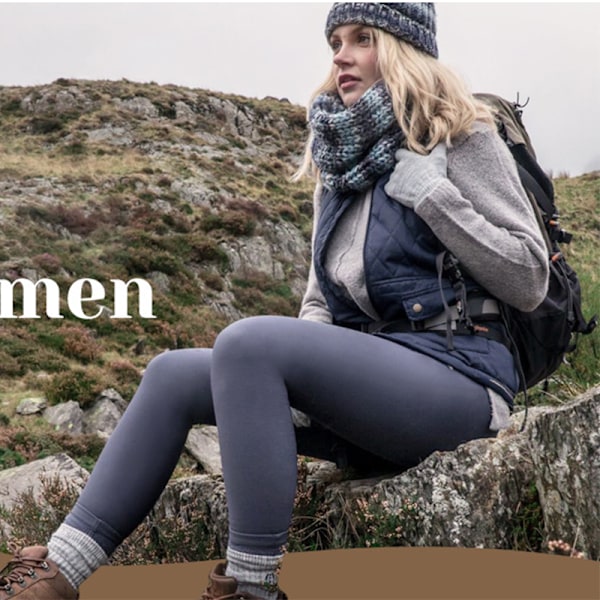 Leggings - Termisk indre fleece foret Mørkegrå XL