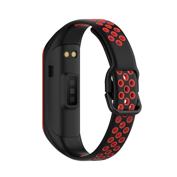 Samsung Galaxy Fit 2 SM-R220 ranneke silikoni musta / punainen