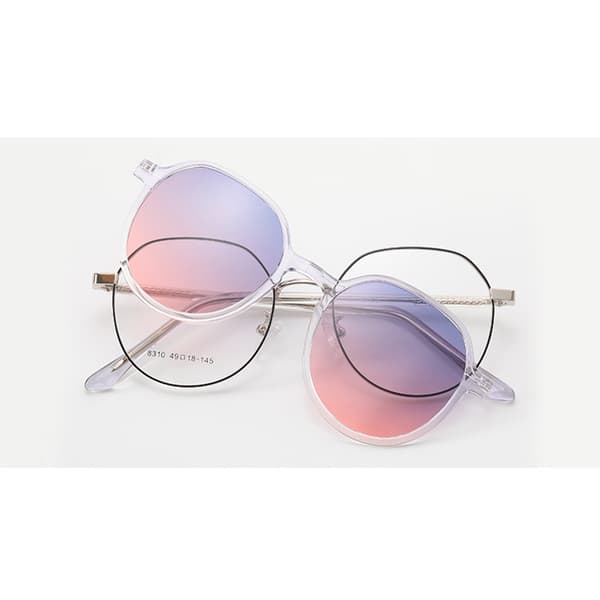 Stilfulde solbriller med stel og linser Purple Purple