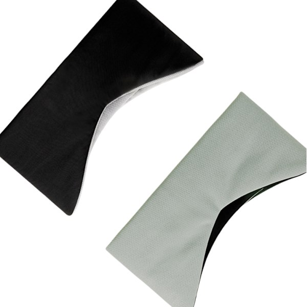 Kaksipuolinen Blackout Eye Mask nukkumiseen Musta + harmaa