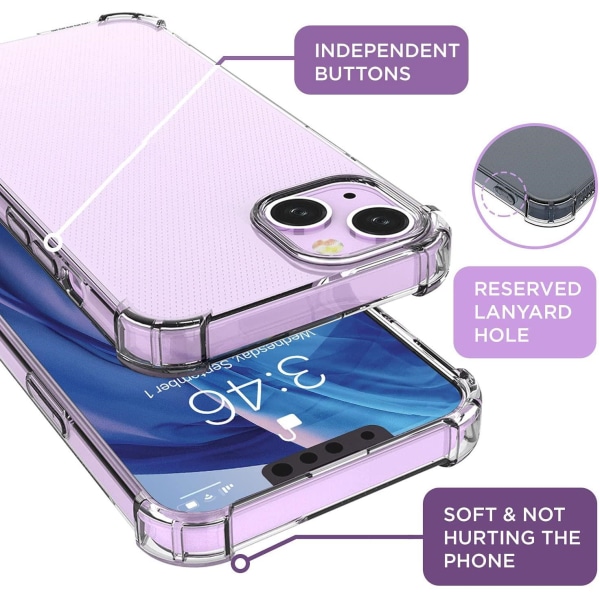 iPhone 13 matkapuhelinkotelo TPU Transparent