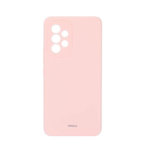 Mobilskal Silikon Chalk Pink - Samsung A53