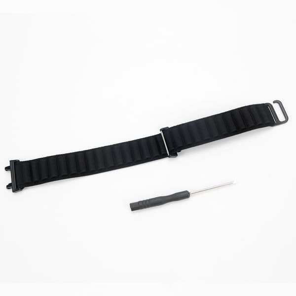 Kompatibel med nylonögla för Amazfit T-Rex 2 Black Black