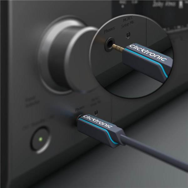 3,5 mm AUX-kabel, stereo