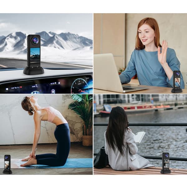 Bilmonteringsfod - Skridsikker silikoneholder til Insta360 X5