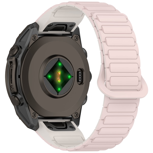 Garmin Fenix 5/6/7/8 magnetisk urrem med hurtig udløsning Lyserød 22 mm
