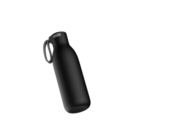 Älykäs vesipullo UV-steriloinnilla - 750ml Black Black