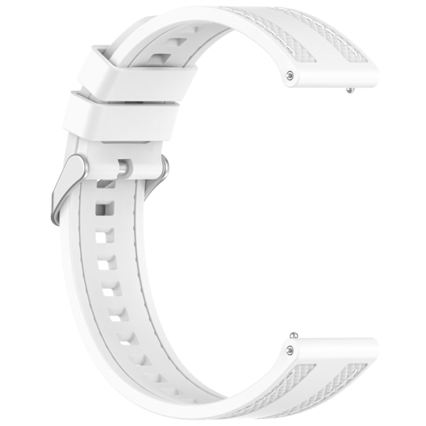 Silikonarmband för bilsömmar för Xiaomi Watch S4 & Huawei GT5 Vit
