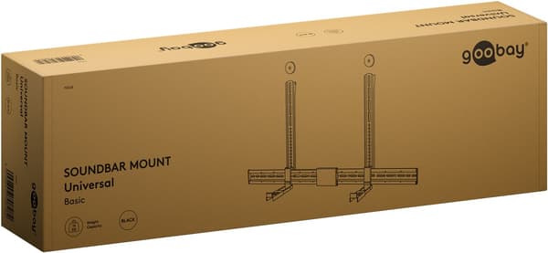 Soundbar-teline televisioille Universal, musta