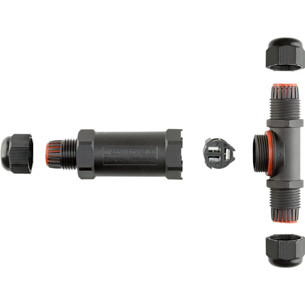 T-stycke kabelanslutning IP68