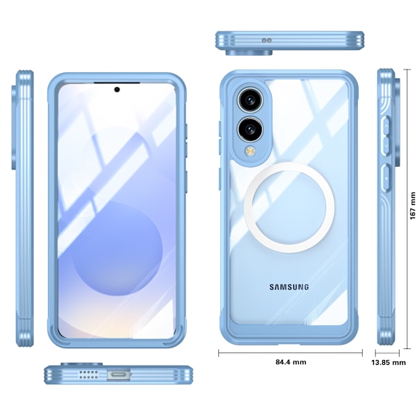 Stødsikkert cover til Samsung Galaxy S25 Edge Blå