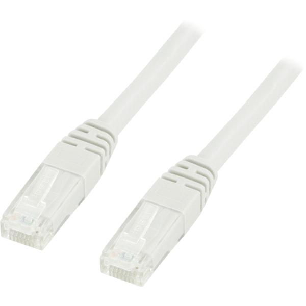 U/UTP Cat6 patch cable 0.3m 250MHz Deltacertified LSZH white