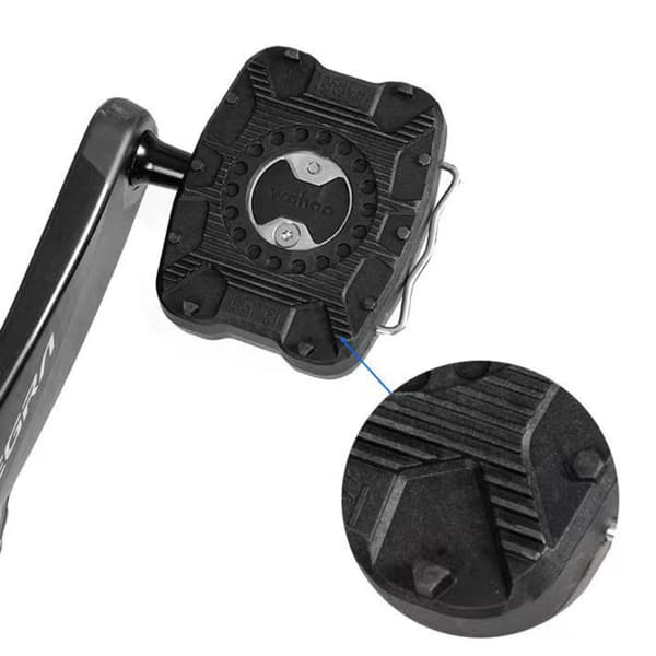 Pedaladapter - omdanner klikpedal til platform til pendling og fritidskørsel, sekskantet antiskrid, nylon+legering, værktøjsfri montering