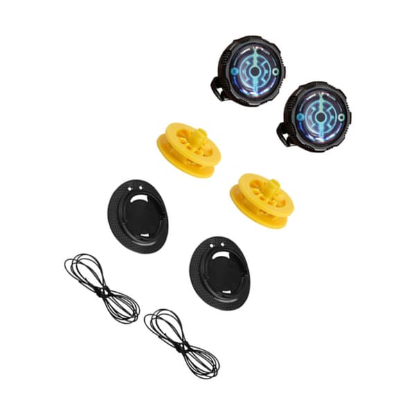 Automatic Rotating Shoelace Buckle 2 - 4-Piece Set | Quick Lock No-Tie Shoelace System Black Black