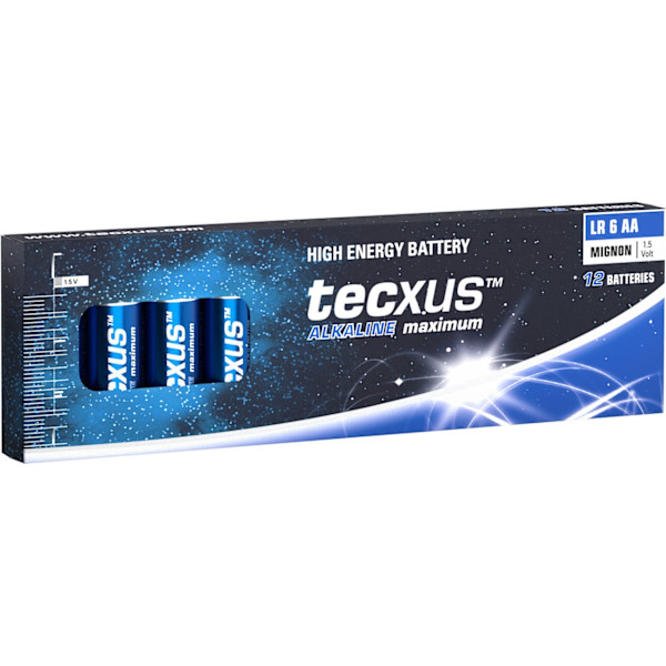 LR6/AA (Mignon) batteri, 12 st. i box