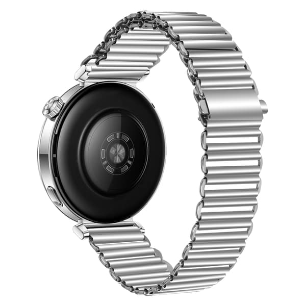 18MM Rostfritt Stål Klockarmband för Huawei GT5 Serien Silver Silver