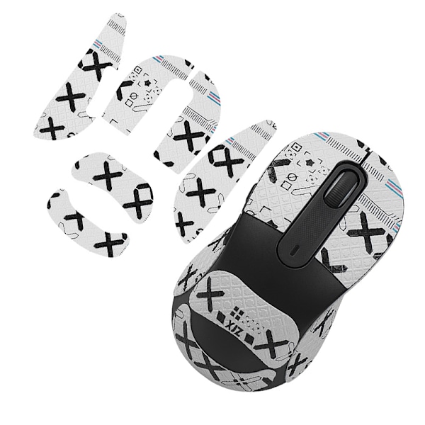 Forbedrede Grip Mouse Stickers til Logitech M650L/M750L Hvid